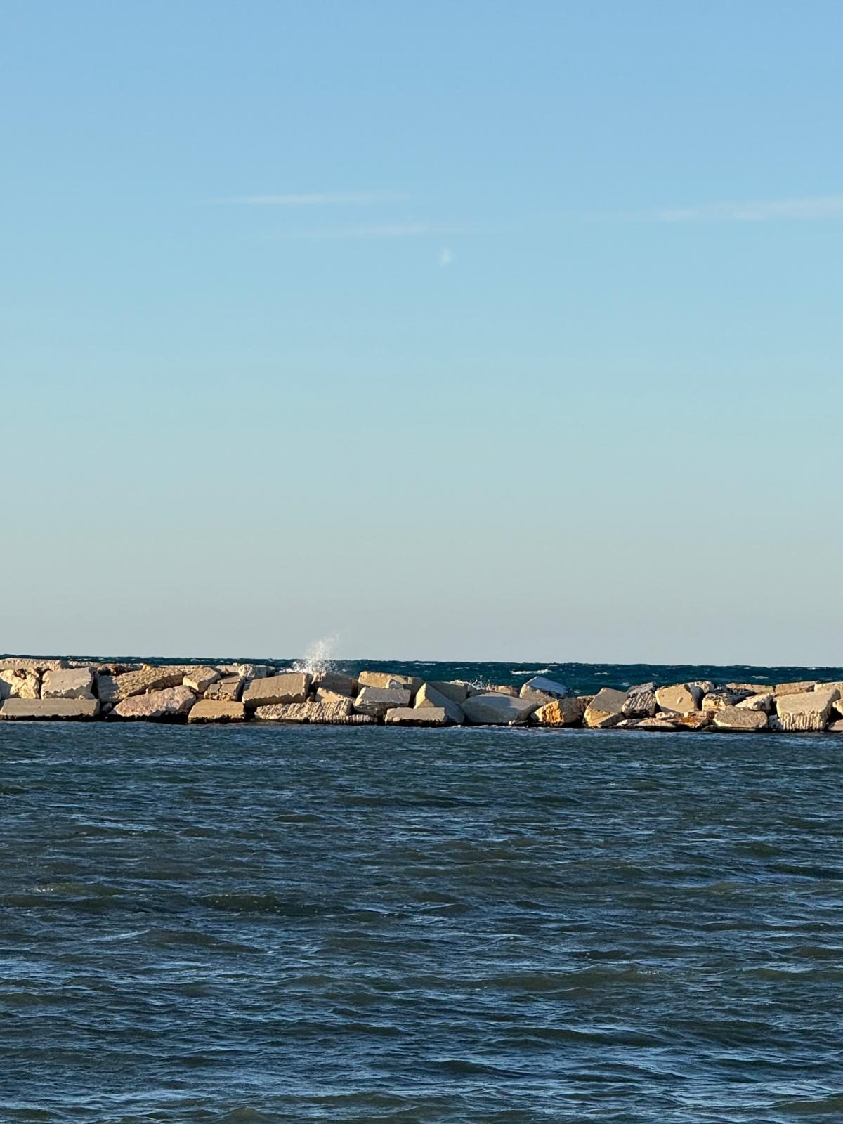 PRO-ARMOUR — breakwater at sunset